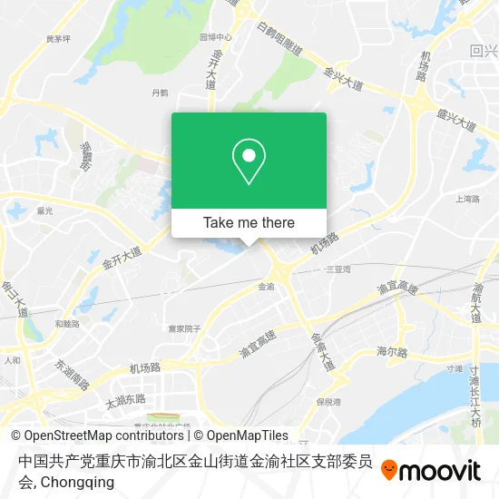 中国共产党重庆市渝北区金山街道金渝社区支部委员会 map