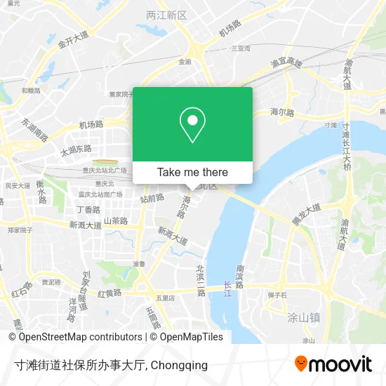 寸滩街道社保所办事大厅 map
