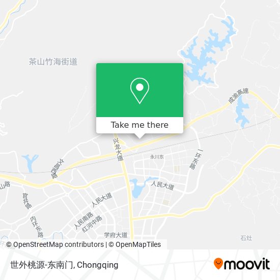 世外桃源-东南门 map