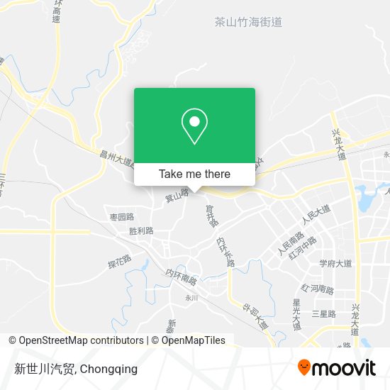 新世川汽贸 map