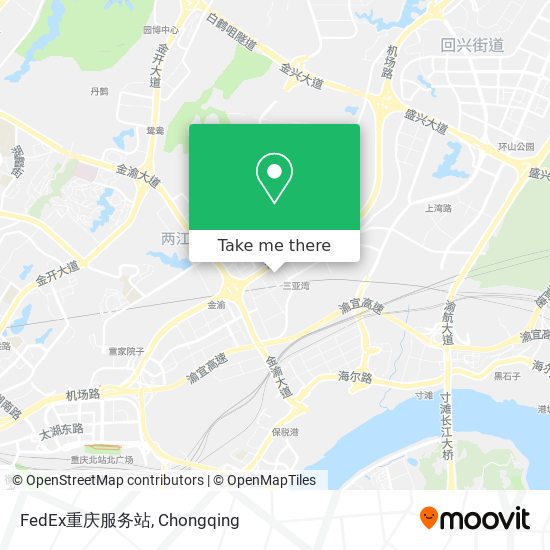 FedEx重庆服务站 map