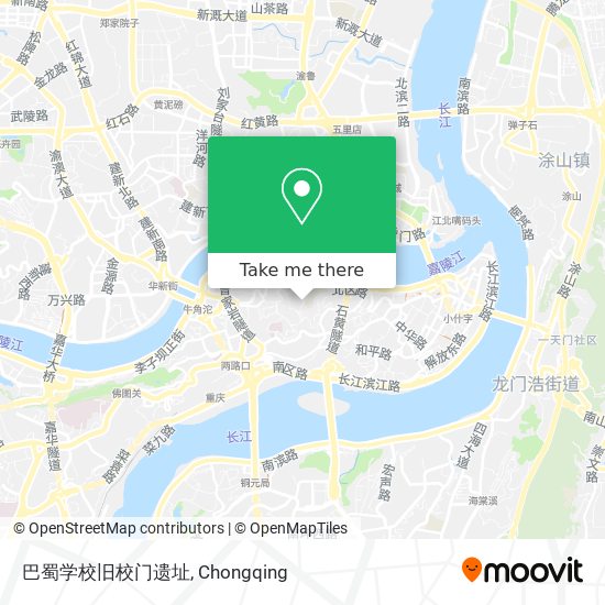 巴蜀学校旧校门遗址 map