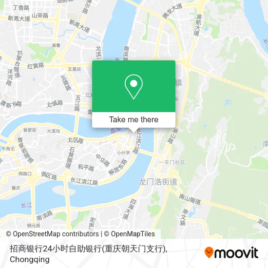 招商银行24小时自助银行(重庆朝天门支行) map