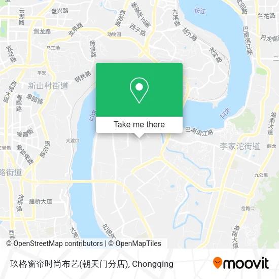 玖格窗帘时尚布艺(朝天门分店) map