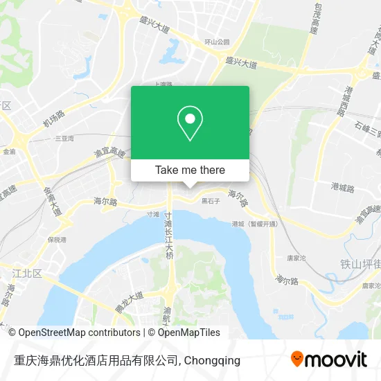 重庆海鼎优化酒店用品有限公司 map