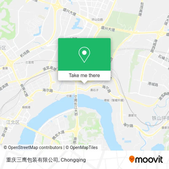 重庆三鹰包装有限公司 map