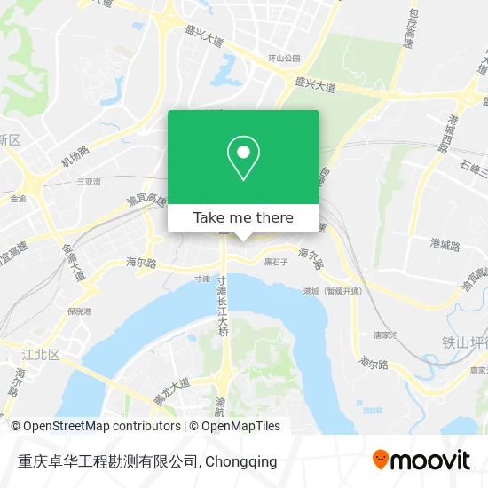 重庆卓华工程勘测有限公司 map