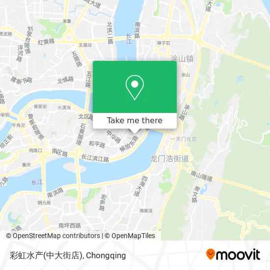 彩虹水产(中大街店) map