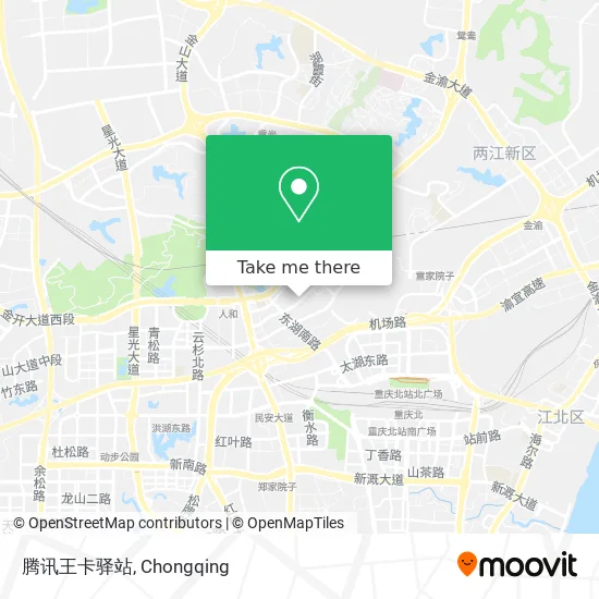 腾讯王卡驿站 map