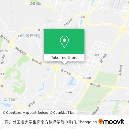 四川外国语大学重庆南方翻译学院-3号门 map