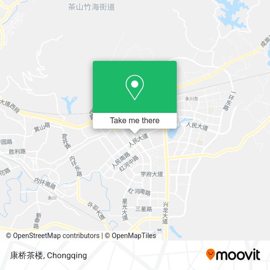 康桥茶楼 map