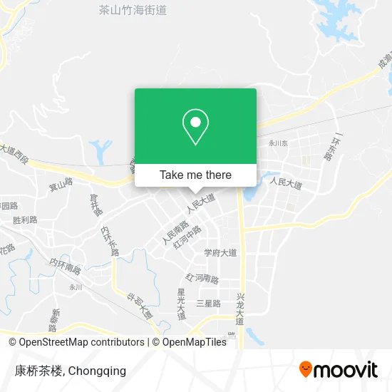 康桥茶楼 map