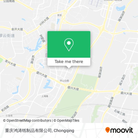 重庆鸿涛纸制品有限公司 map