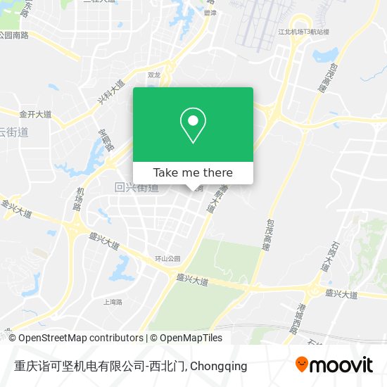 重庆诣可坚机电有限公司-西北门 map