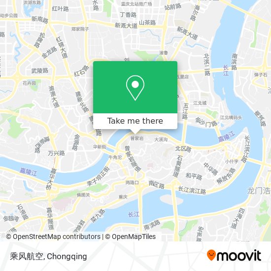 乘风航空 map