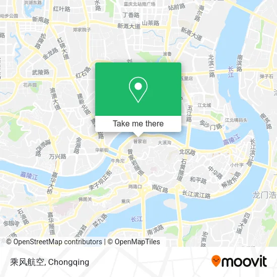 乘风航空 map