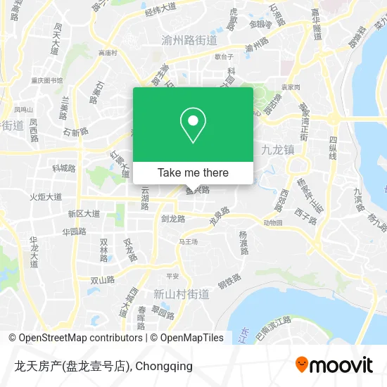 龙天房产(盘龙壹号店) map