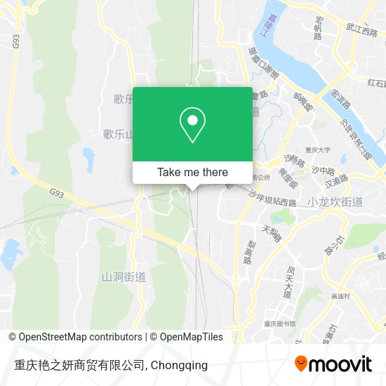重庆艳之妍商贸有限公司 map
