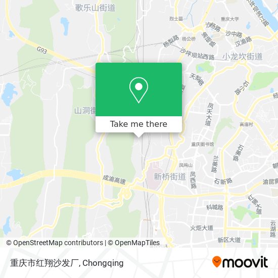 重庆市红翔沙发厂 map