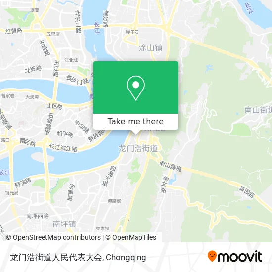 龙门浩街道人民代表大会 map