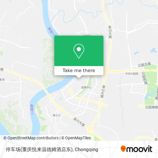 停车场(重庆悦来温德姆酒店东) map