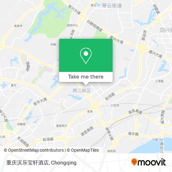 重庆滨乐宝轩酒店 map