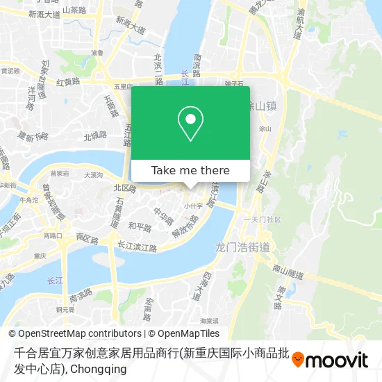 千合居宜万家创意家居用品商行(新重庆国际小商品批发中心店) map