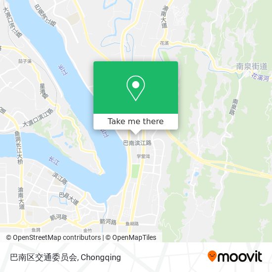 巴南区交通委员会 map