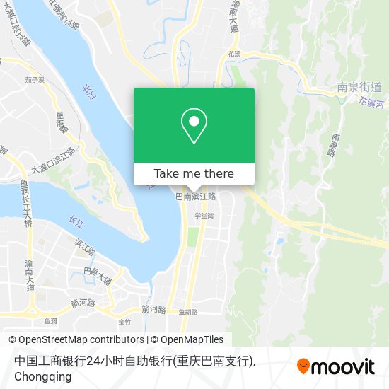 中国工商银行24小时自助银行(重庆巴南支行) map