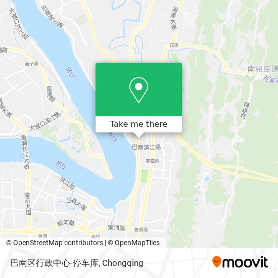 巴南区行政中心-停车库 map