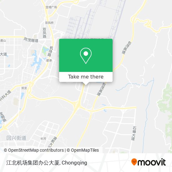 江北机场集团办公大厦 map