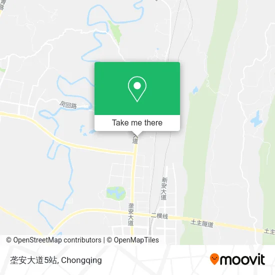 垄安大道5站 map