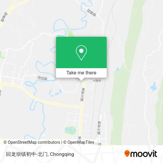 回龙坝镇初中-北门 map