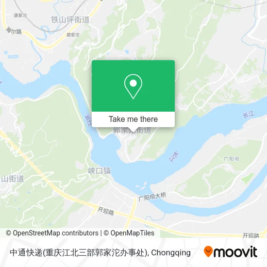 中通快递(重庆江北三部郭家沱办事处) map