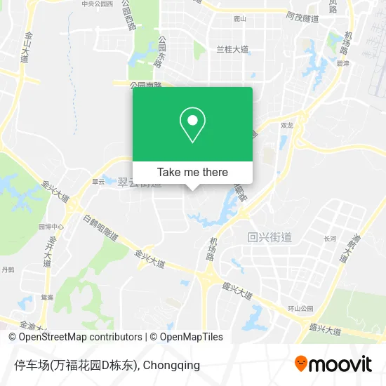 停车场(万福花园D栋东) map