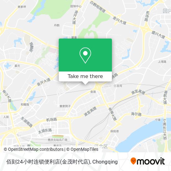 佰刻24小时连锁便利店(金茂时代店) map