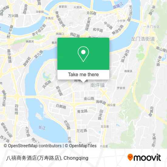 八禧商务酒店(万寿路店) map