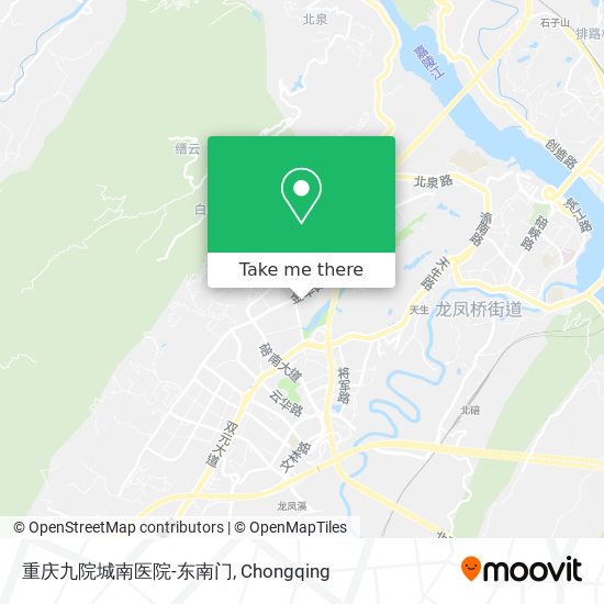 重庆九院城南医院-东南门 map