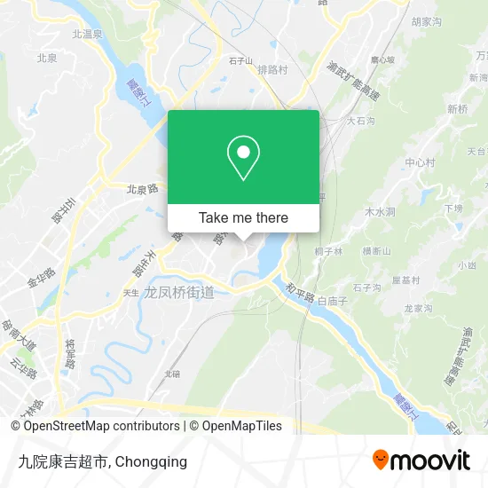 九院康吉超市 map