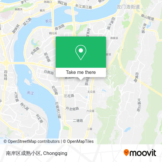 南岸区成熟小区 map