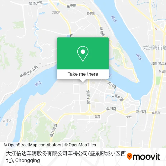 大江信达车辆股份有限公司车桥公司(盛景郦城小区西北) map