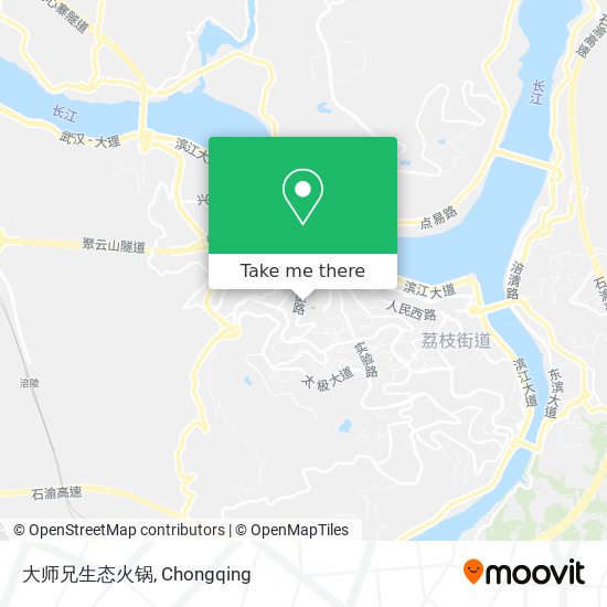 大师兄生态火锅 map