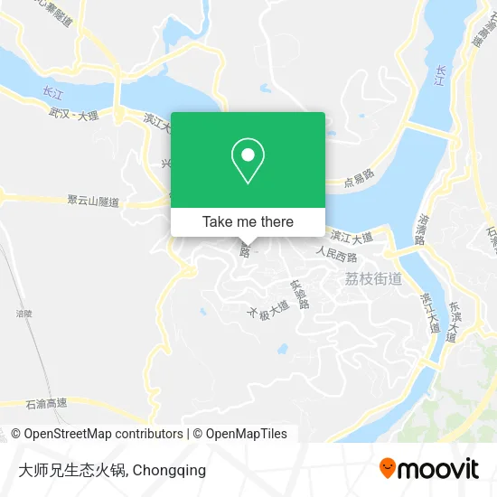 大师兄生态火锅 map