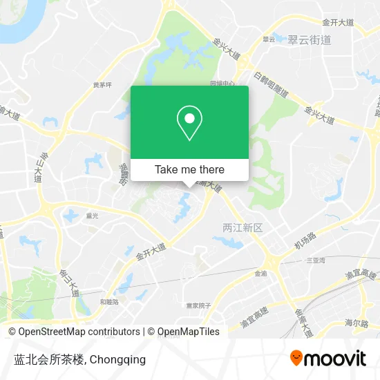 蓝北会所茶楼 map
