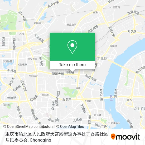 重庆市渝北区人民政府天宫殿街道办事处丁香路社区居民委员会 map