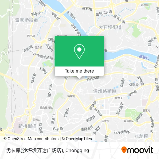 优衣库(沙坪坝万达广场店) map