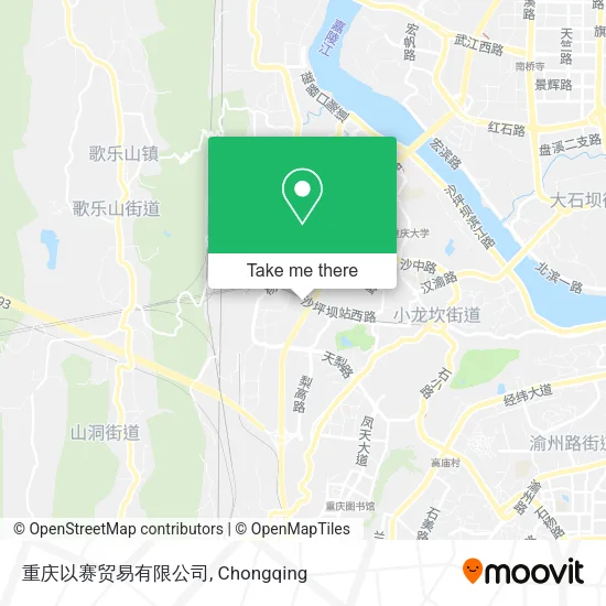 重庆以赛贸易有限公司 map