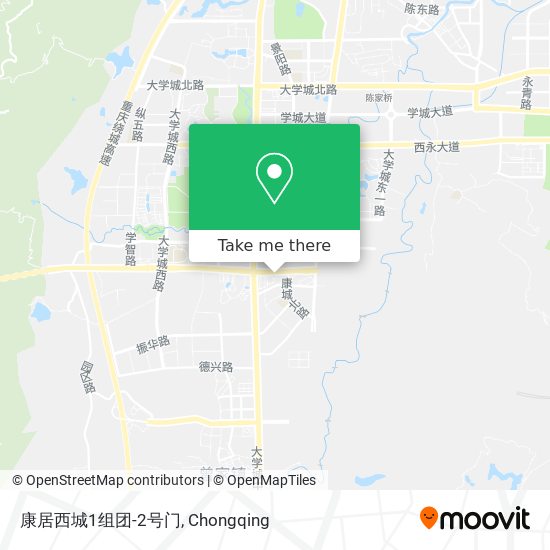 康居西城1组团-2号门 map