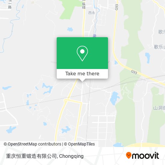 重庆恒重锻造有限公司 map