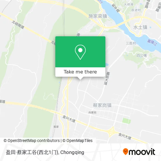 盈田·蔡家工谷(西北1门) map